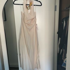 NWT Zara Halter Summer Maxi Dress